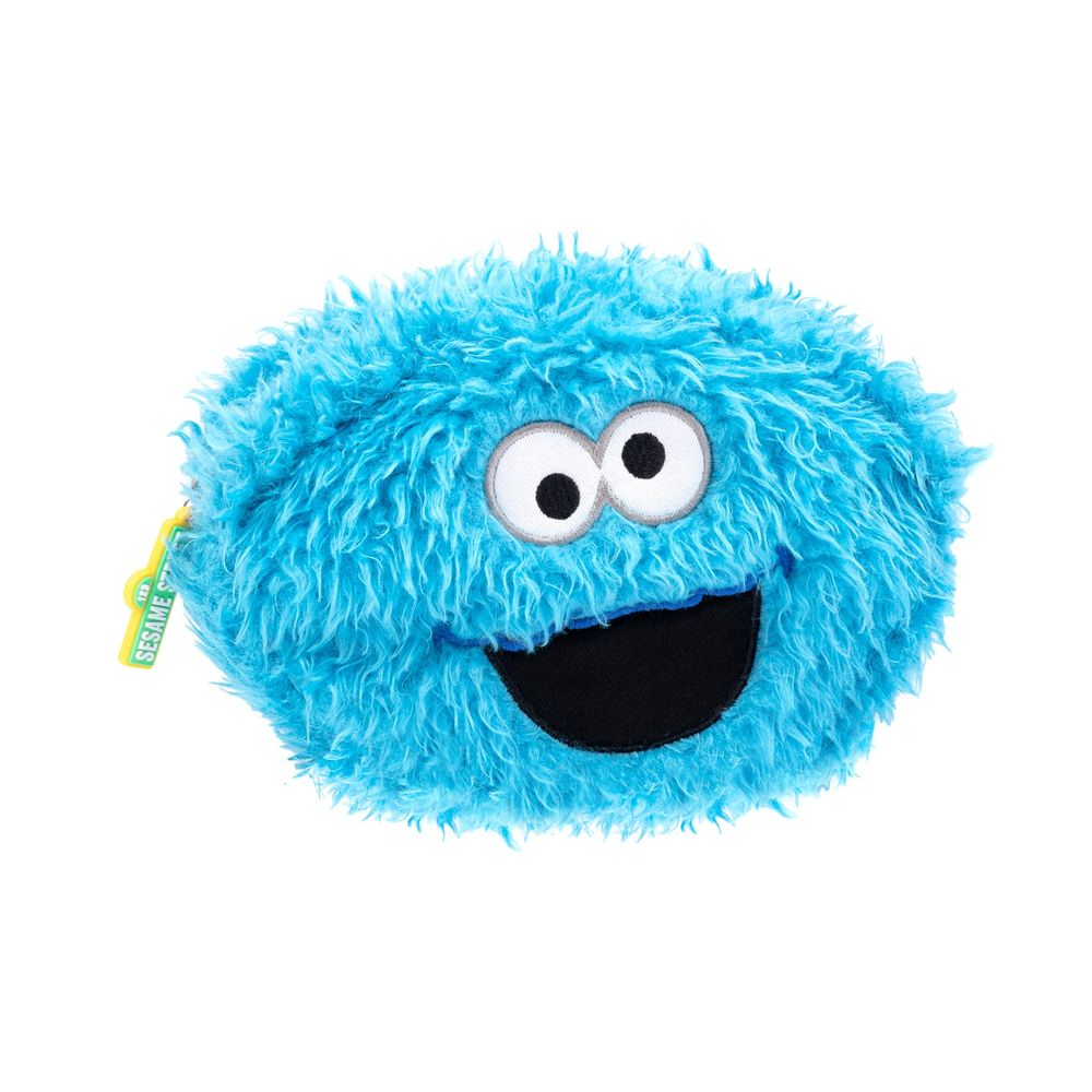 Grupo Erik Sesame Street - Biscuit Monster Plush Trousse - Multicolore